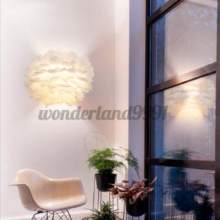 Đèn Led Gắn Tường Hình Khối Lập Phương Lông Vũ Hiện Đại