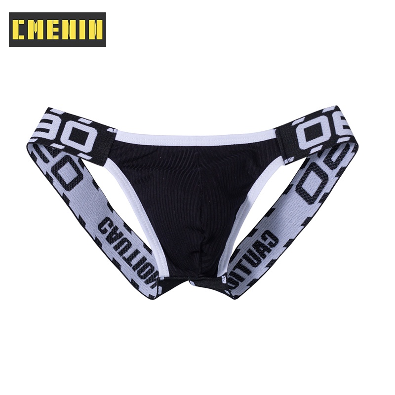 Cmenin BS 1 Quần Lót Nam Bằng Cotton Có Dây Đeo Quyến Rũ Thoải Mái Tanga Tanga Bsizna Meska BS3209
