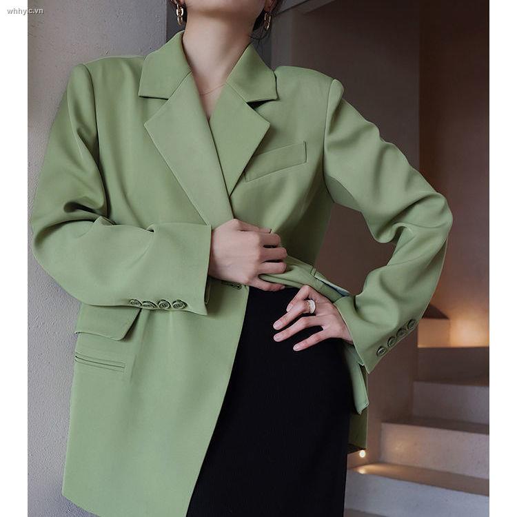 Áo khoác vest dáng rộng thanh lịch thời trang xuân thu 2021 cho bạn gái | BigBuy360 - bigbuy360.vn