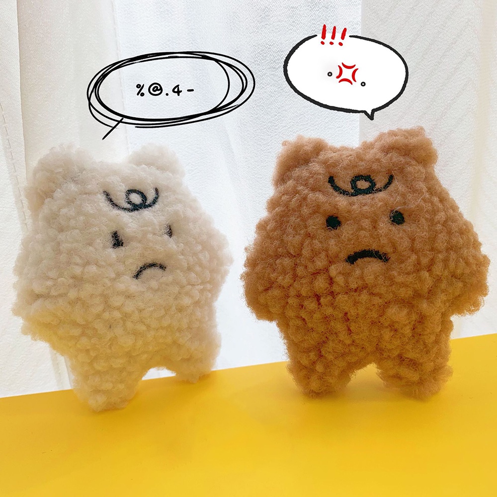 Móc khóa gấu nhồi bông dễ thương