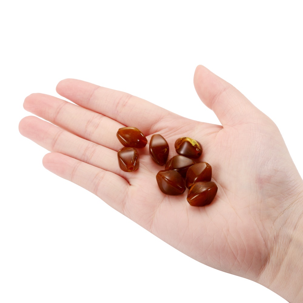 30 Hạt Xỏ Lỗ 12 * 18mm Để Làm Trang Sức