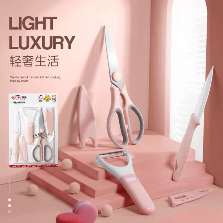 Bộ dao kéo dùng trong nhà bếp Junsu