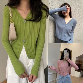 Áo khoác cardigan nữ áo len dài tay phối khuy chất len motoghi dày dặn hàng đẹp - Mã SP A480
