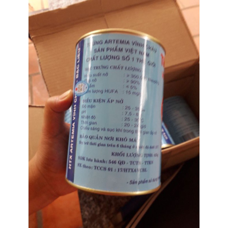 Artermia vĩnh châu 50gram