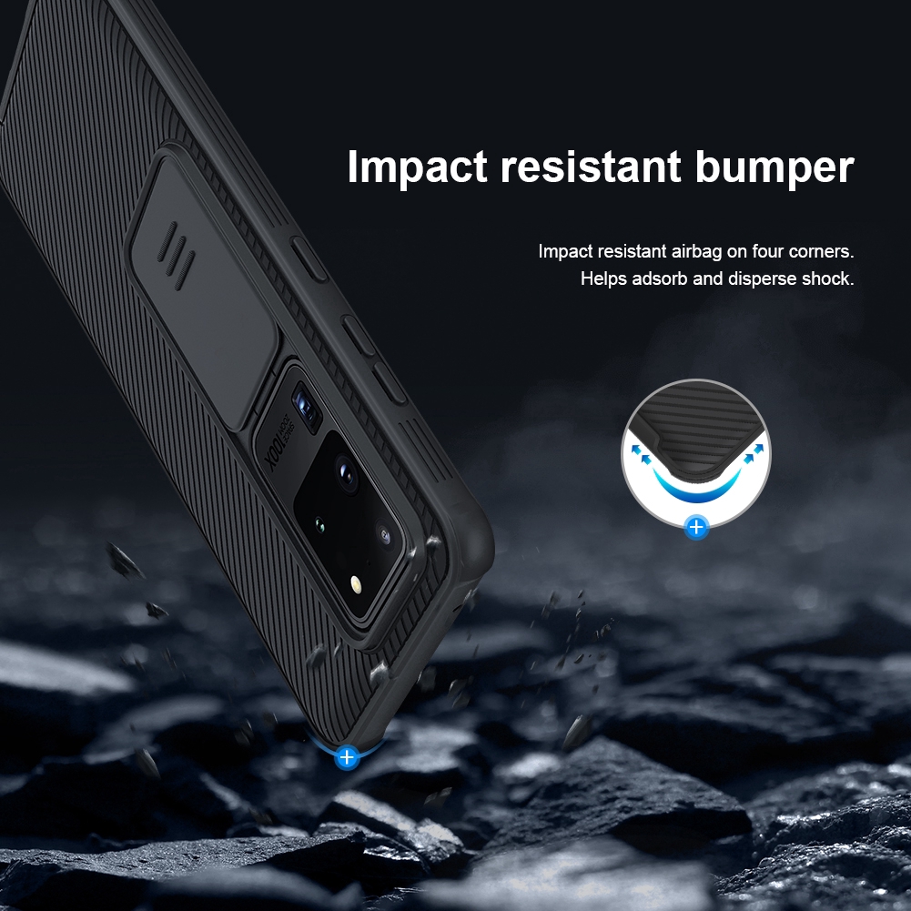Ốp điện thoại NILLKIN cứng nắp trượt bảo vệ camera dành cho Samsung Galaxy S20 Ultra 5G