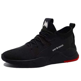 Giày Sneaker nam full đen lịch lãm 132