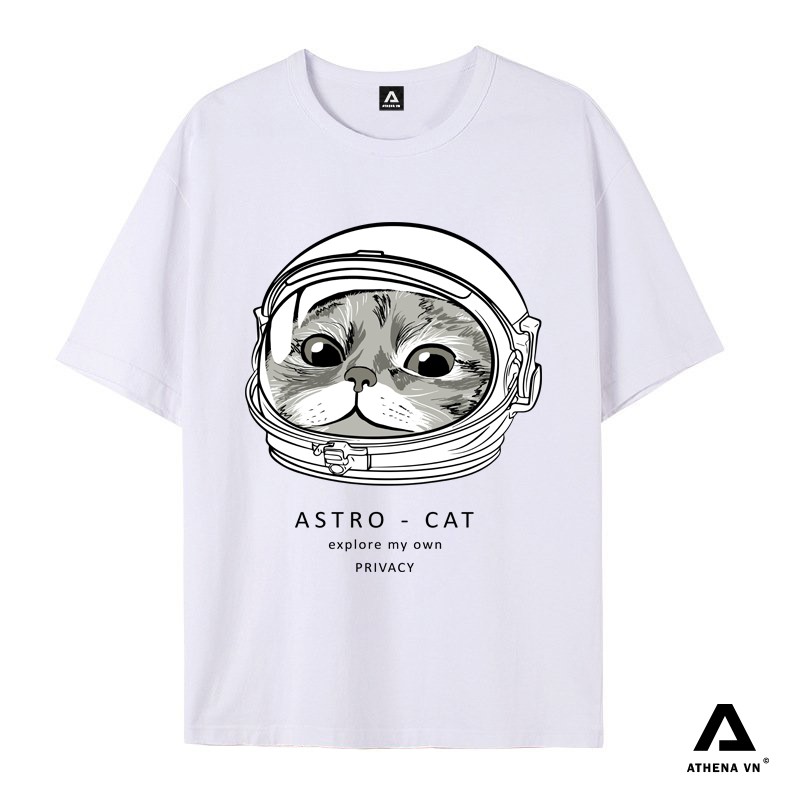 Áo Thun Phong Cách Nhẹ Nhàng - Astro Cat Tee | BigBuy360 - bigbuy360.vn