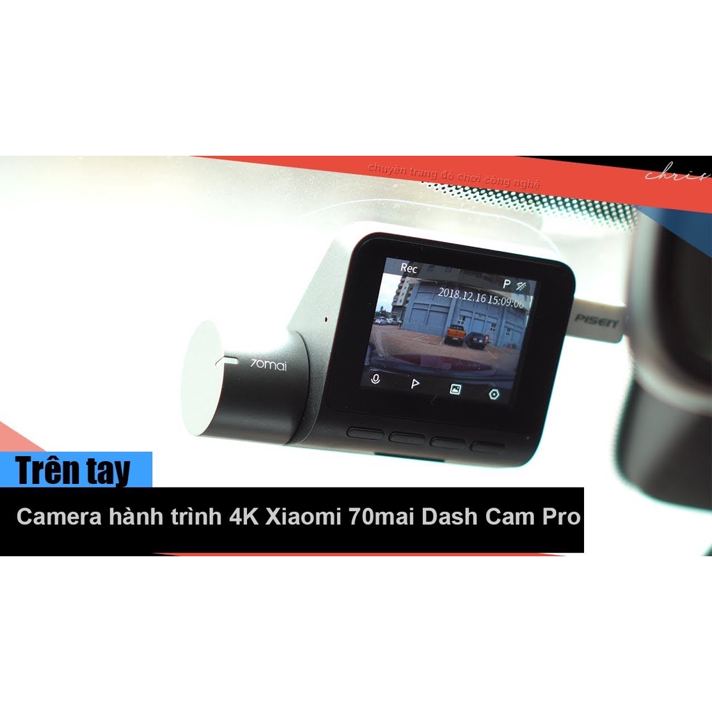 Camera hành trình ô tô XIAOMI 70mai Dash cam A500S /Xiaomi Pro Plus 1944P - Bảo hành chính hãng