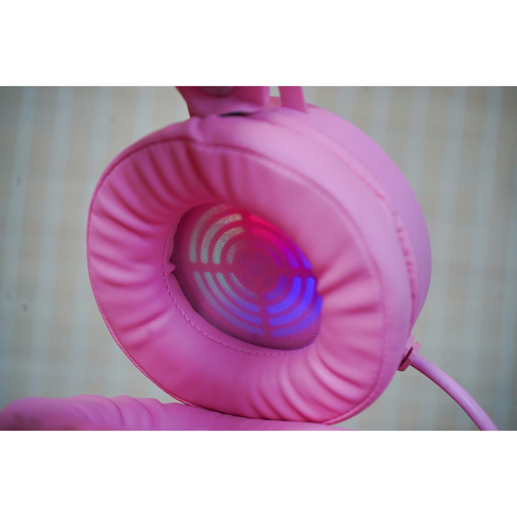 Tai Nghe Gaming E-DRA EH412 - Cổng USB - Led RGB- Phiên Bản Màu Hồng Cực Đẹp - Âm Thanh 7.1 - Bảo Hành 1 năm | BigBuy360 - bigbuy360.vn