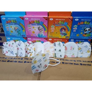 Sỉ 1 thùng 600c khẩu trang mầm chồi lá an tâm mix màu