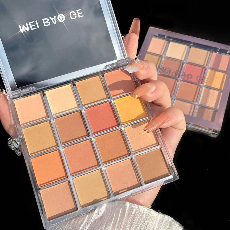Bảng Phấn Mắt 16 Màu Lì Kết Hợp Trang Điểm Phong Cách