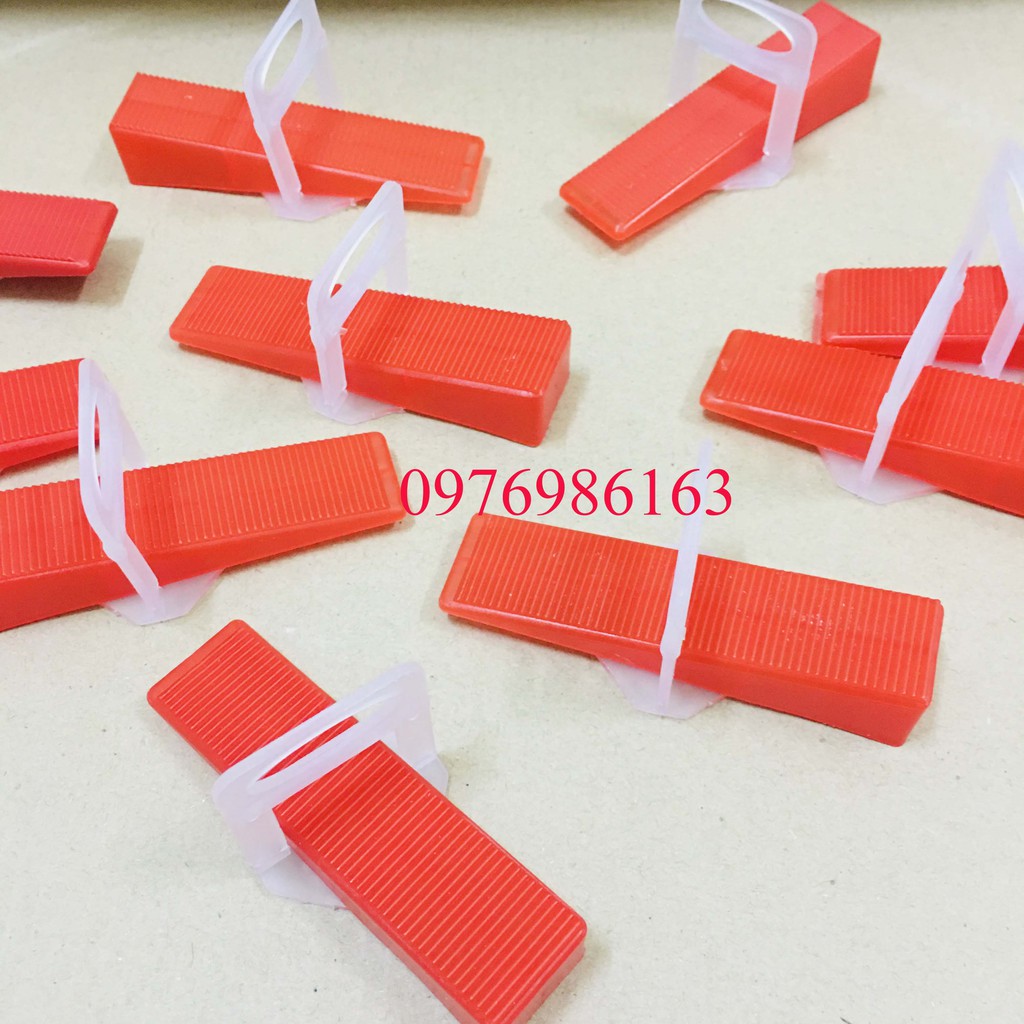 100 chiếc nêm đỏ cân bằng ốp lát gạch ke nêm cân bằng gạch