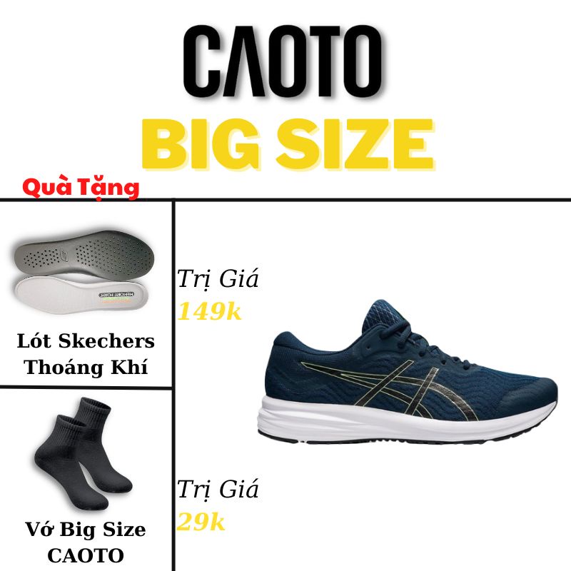 Chạy Bộ Màu Xanh Đen Big Size - Giày Thể Thao Big Size Nam 45 46 47 48
