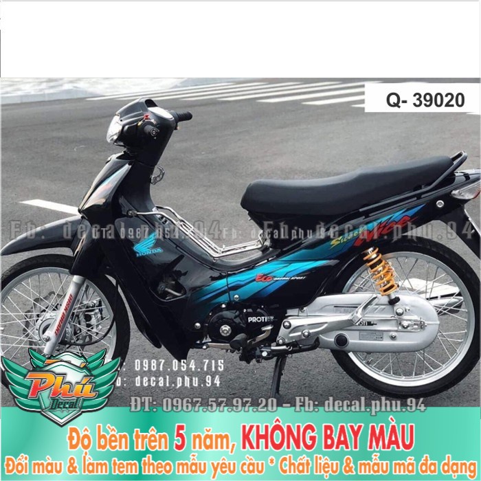 Tem rời Wave nhỏ super nice đen B -1