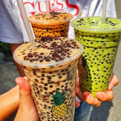 Trà Sữa Trân Châu Tự Pha 5 Ly Phúc Long, Trà Thái Xanh Đỏ NHALAM FOOD (Kèm Công Thức)