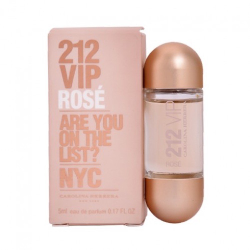 Nước hoa nữ Carolina herrera 212 vip rose EDP 7 ml