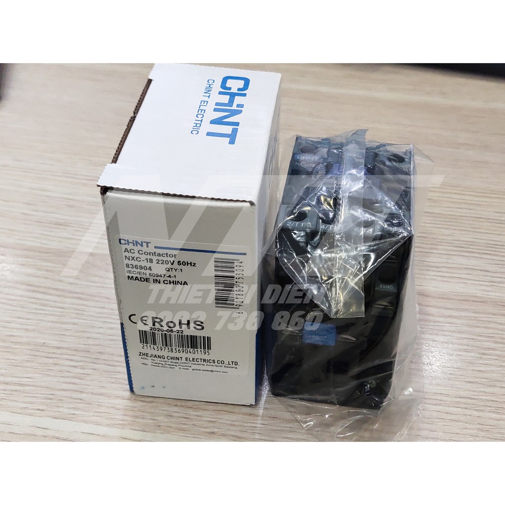 Contactor khởi động từ 18A NXC-18 Chint