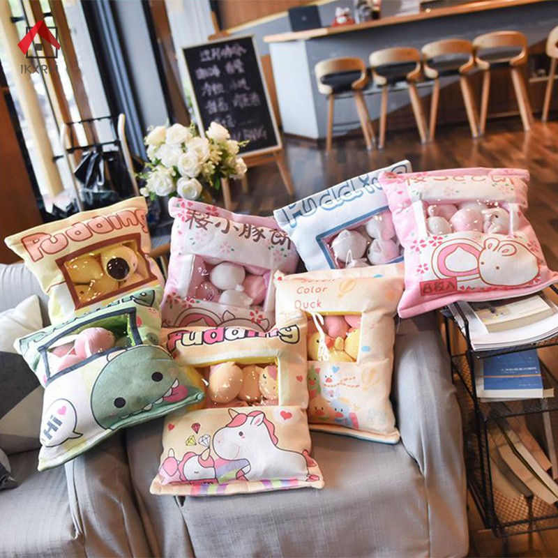 Đồ chơi nhồi bông Hình Bánh Pudding Cho Văn Phòng