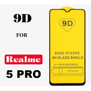Kính cường lực 9d full keo full viền đen cho realme 5 pro / realme q