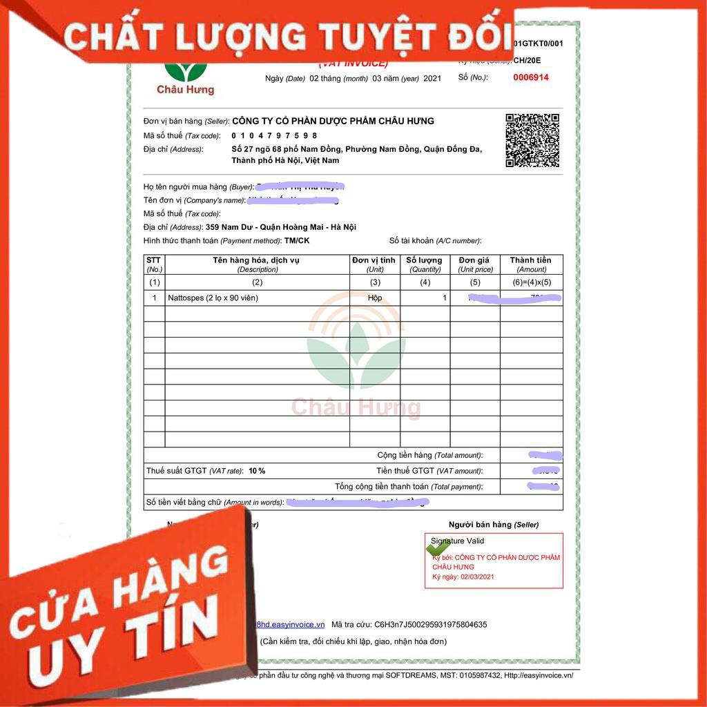Viên uống Nattospes