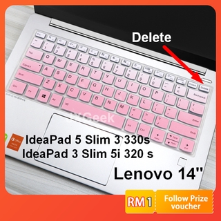 Miếng dán bảo vệ bàn phím bằng silicon cho Ideapad 5 14 Slim 3 Slim 5i 330 330s IdeaPad320 120s 330c Lenovo thumbnail