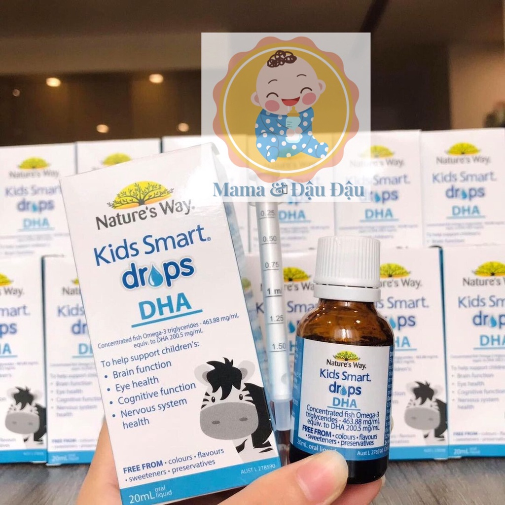 [CHÍNH HÃNG][ÚC] KIDS SMART DHA GIỌT CHO TRẺ THÔNG MINH, SÁNG TRÍ