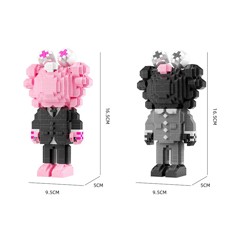 Bộ Đồ Chơi Lắp Ráp Nhân Vật KAWS6 6-15 Tuổi