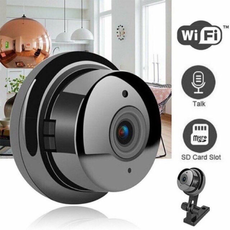 [BH 24 tháng ] Camera mini Wifi V380 pro, full HD, giám sát , an ninh, chống trộm, hồng ngoại ban đêm rõ nét