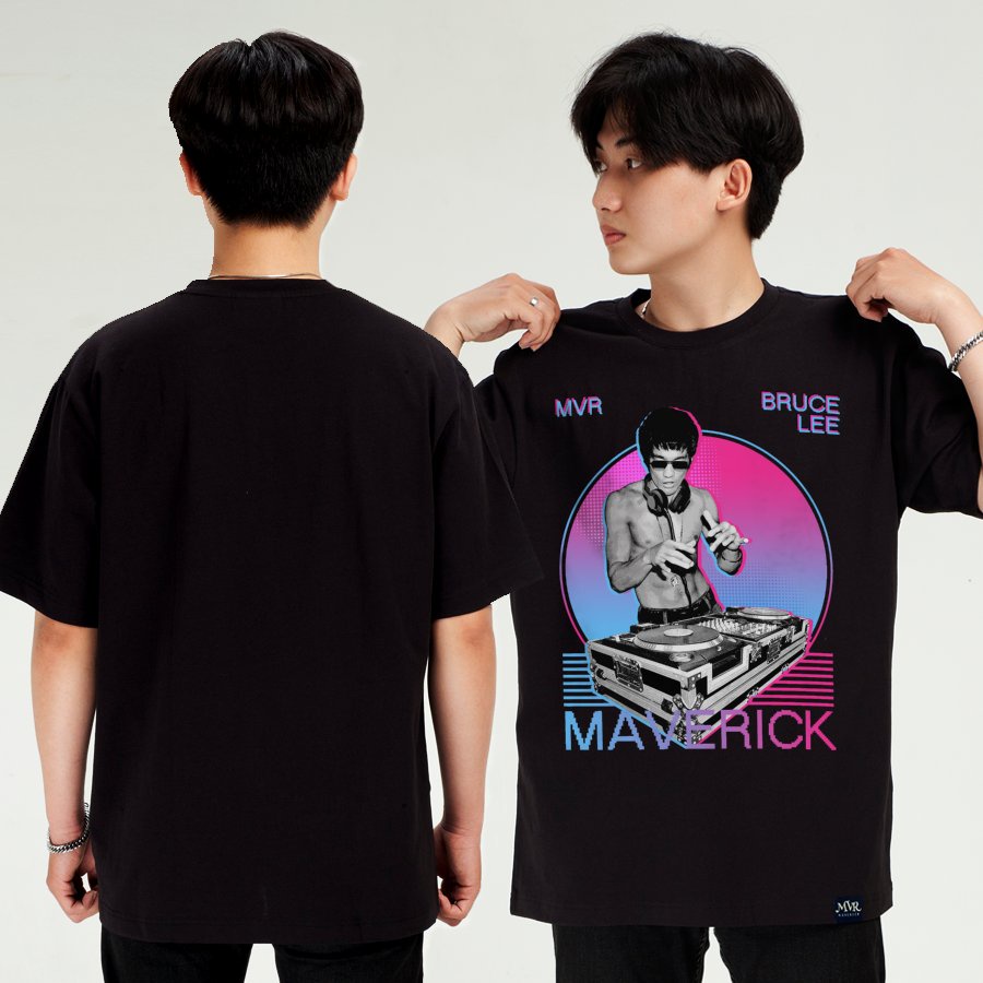 Áo thun Lý Tiểu Long form unisex phông nam nữ huyền thoại võ thuật đánh DJ phong cách hài hước MVR KK3825