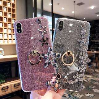 Case Asus Zenfone Max Pro M1 ZB601KL ZB602KL M2 ZB631KL ZC553KL ZB501KL Go Glitter Cover+Stand G