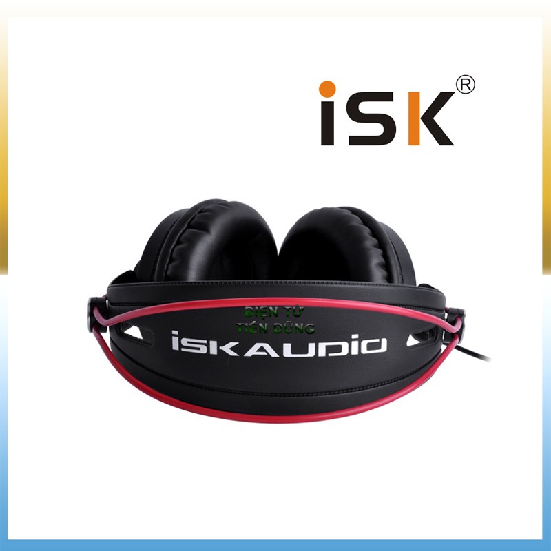 Tai nghe chụp tai ISK HD580 chính hãng dòng kiểm âm trống ồn tốt phu hợp cho nghe nhạc hoặc nghe livestream