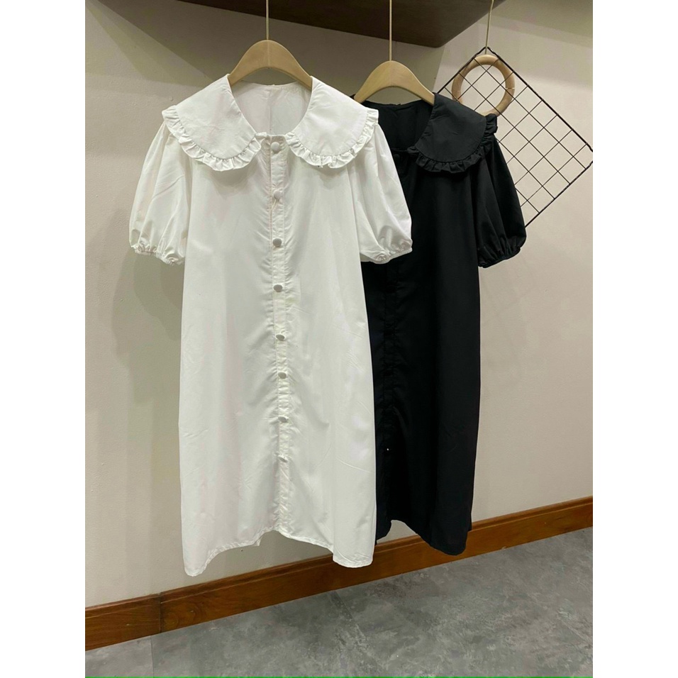 Váy bầu đẹp dáng thiết kế công sở Kết hợp sau sinh - Freesize dưới 75kg