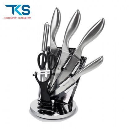 Bộ dao kéo nhà bếp 6 món inox nhật bản cao cấp, chống gỉ