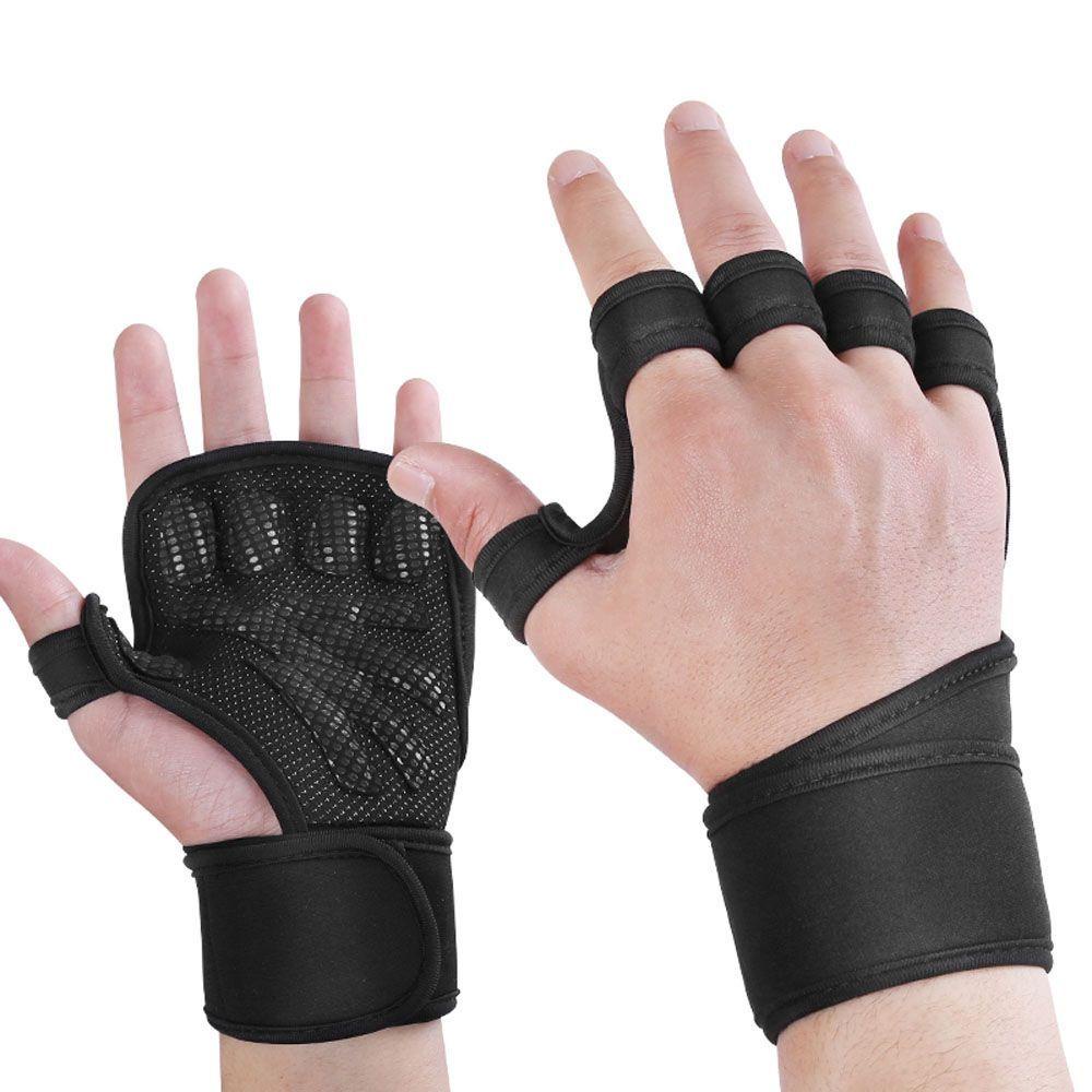 Găng Tay Hở Ngón Hỗ Trợ Nâng Tạ Tập Gym