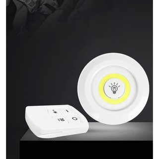 [ Xã hàng ] Bộ 3 bóng mini Điều khiển từ xa - Đèn led dán tường thông minh treo cầu thang phòng ngủ gắn tủ trang trí