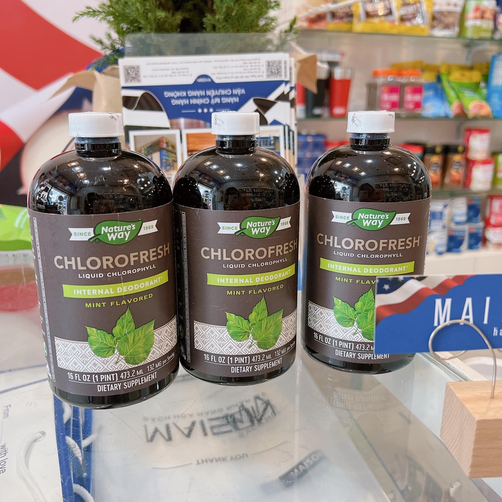 NƯỚC DIỆP LỤC NATURE'S WAY CHLOROFRESH LIQUID  - Hàng Nhập USA Chính Hãng