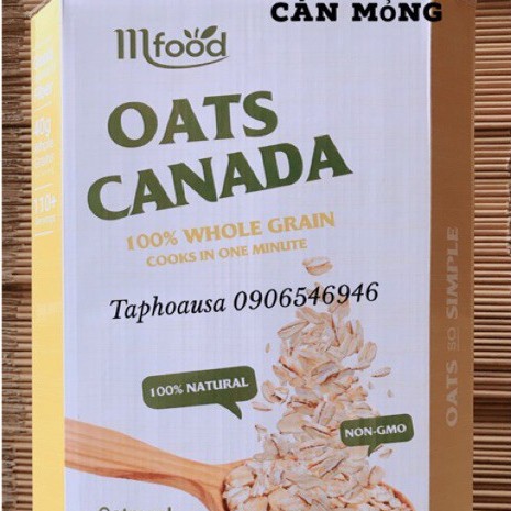 Yến Mạch CANADA OATS  Thùng 4,52Kg