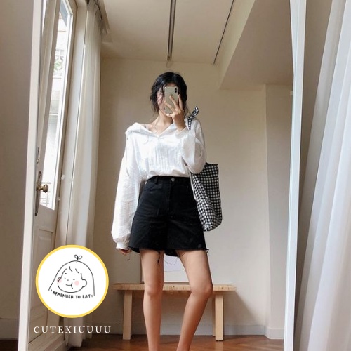 Váy jeans đen ulzzang [ Giá Hủy Diệt ]