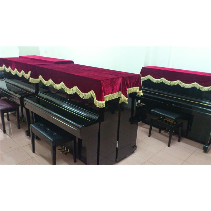 Khăn nhung phủ đàn piano cơ chất liệu đẹp