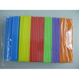 Ống hút trà sữa trân châu 500g sắc màu
