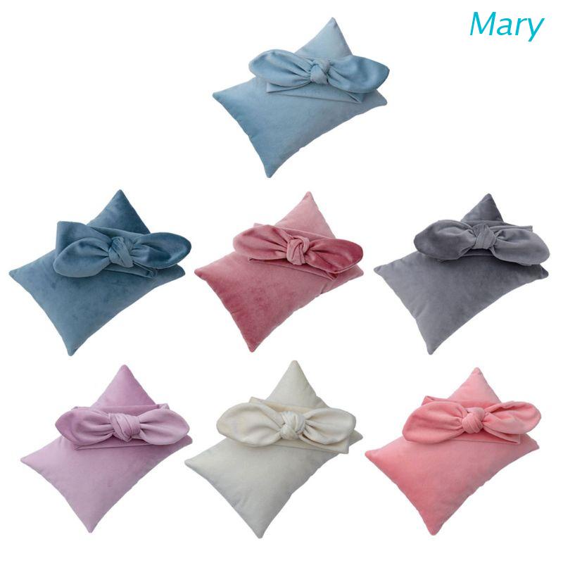 Băng đô và gối dùng làm đạo cụ chụp ảnh dành cho bé sơ sinh