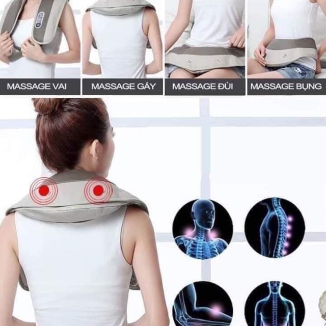 Đai massage đa năng cổ vai gáy -hàng khuyến mại Ensure