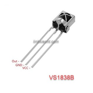 LINH KIỆN LED THU HỒNG NGOẠI VS1838B HX1838 PC638 1838 VỎ SẮT