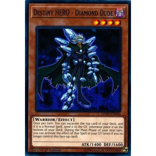 Thẻ bài Yugioh - TCG - Destiny HERO - Diamond Dude / LEHD-ENA06'