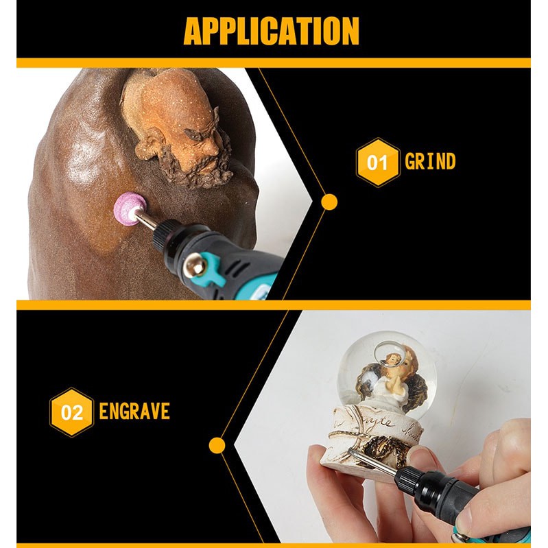 Máy mài cầm tay dùng pin sạc Pro'skit PT-5205U