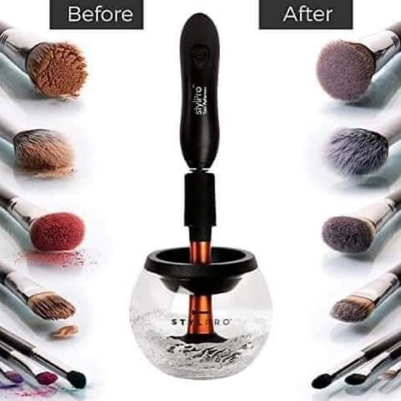 [BILL MỸ] Set máy rửa cọ Makeup StylPro Makeup Brush Cleaner &amp; Dryer