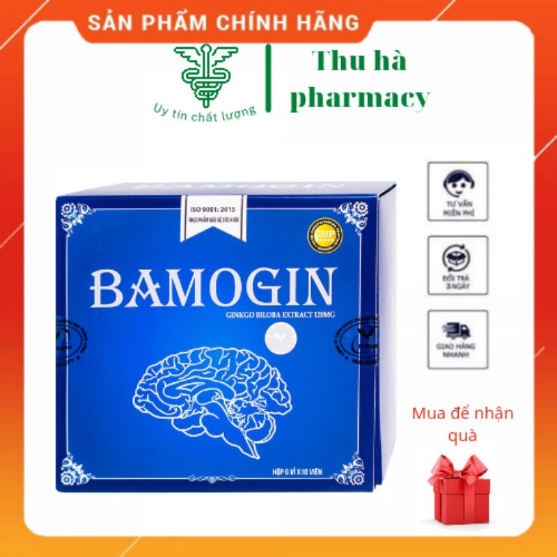 BAMOGIN (Ginkgo Biloba Extract 120mg) - GIÚP TĂNG CƯỜNG TUẦN HOÀN NÃO.