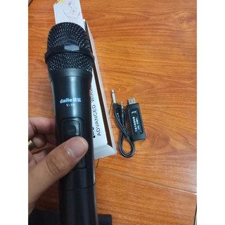 MICRO KHÔNG DÂY CHO LOA BLUETOOTH KARAOKE DAILE V10 RẤT HAY [FREESHIP]