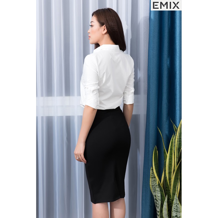 Chân váy bút chì midi xẻ sau (ảnh thật ) | BigBuy360 - bigbuy360.vn