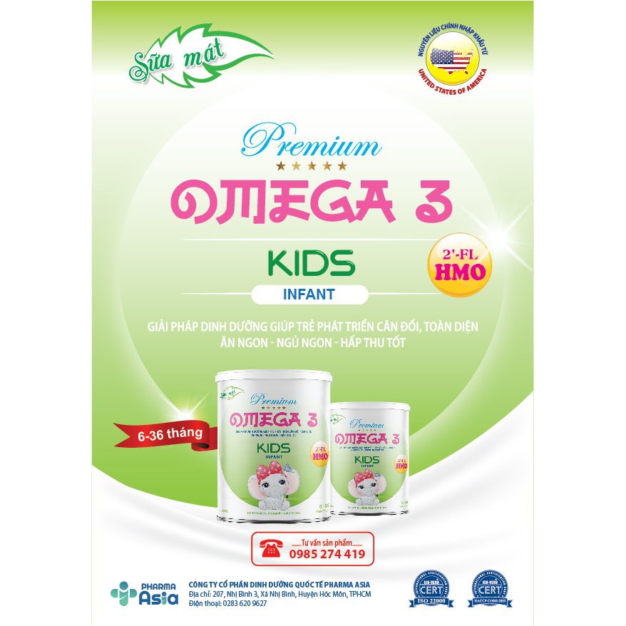 Sữa Bột Omega 3+ Kids Infant